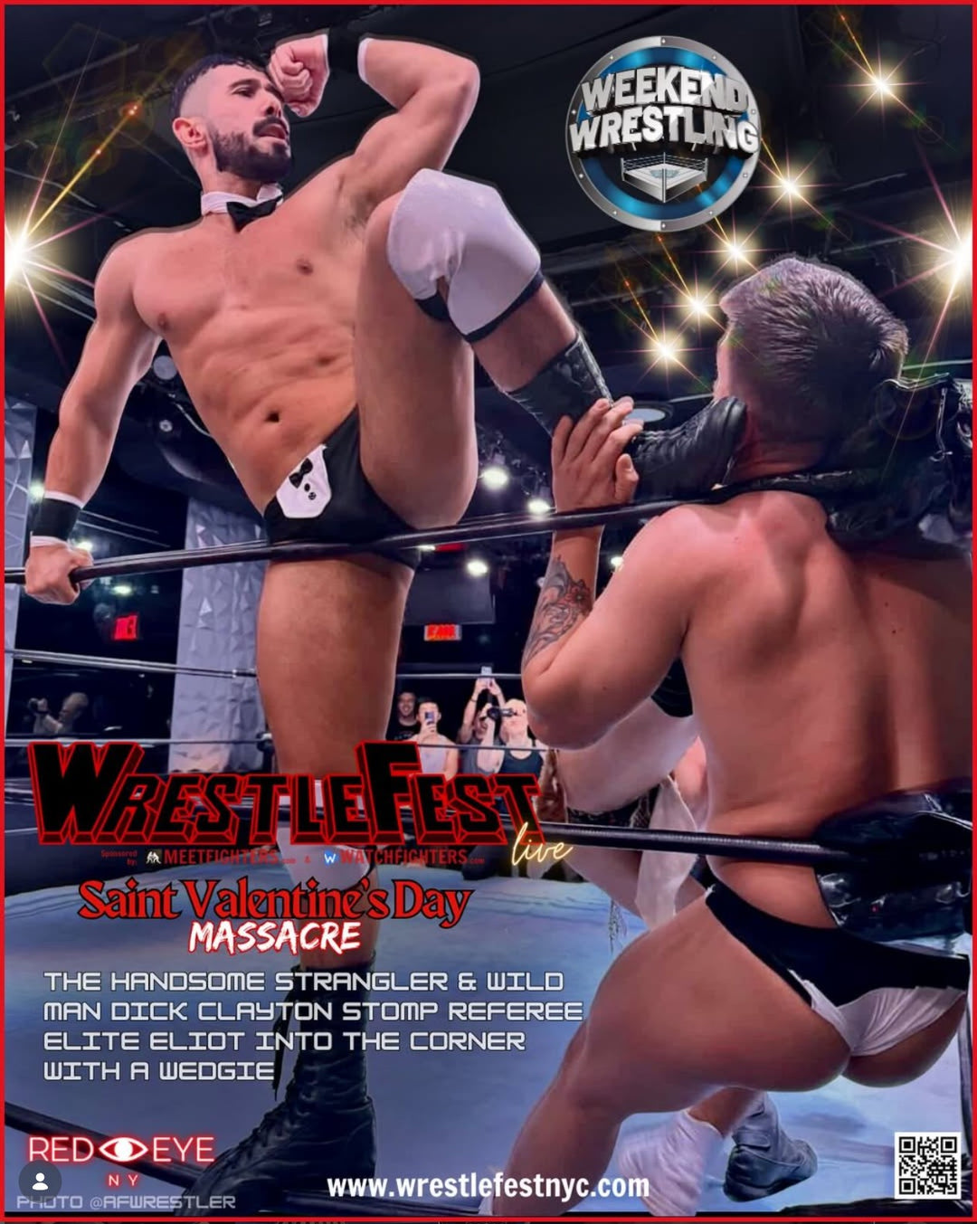 Wild Man Dick Clayton vs The Handsome Strangler with Elite Eliot - WrestleFest Live 2026