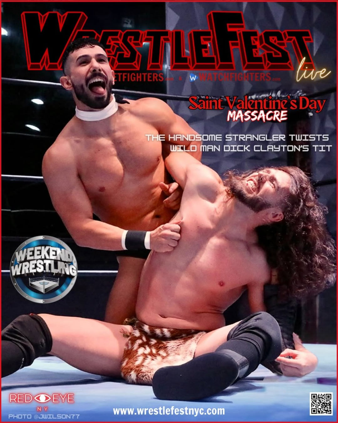 Wild Man Dick Clayton vs The Handsome Strangler with Elite Eliot - WrestleFest Live 2026
