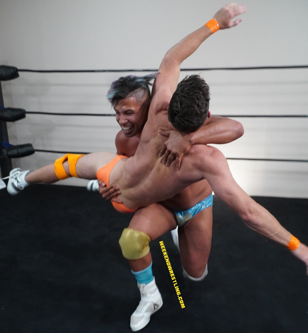 Blake Starr with Brendan Byers vs Gabe Steel