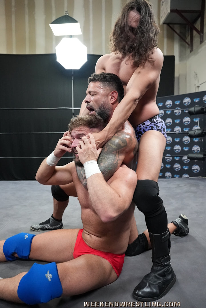 Wild Man Dick Clayton & Sadistic Sid Shaw vs Dante Vice & Stefan Stone with Jag