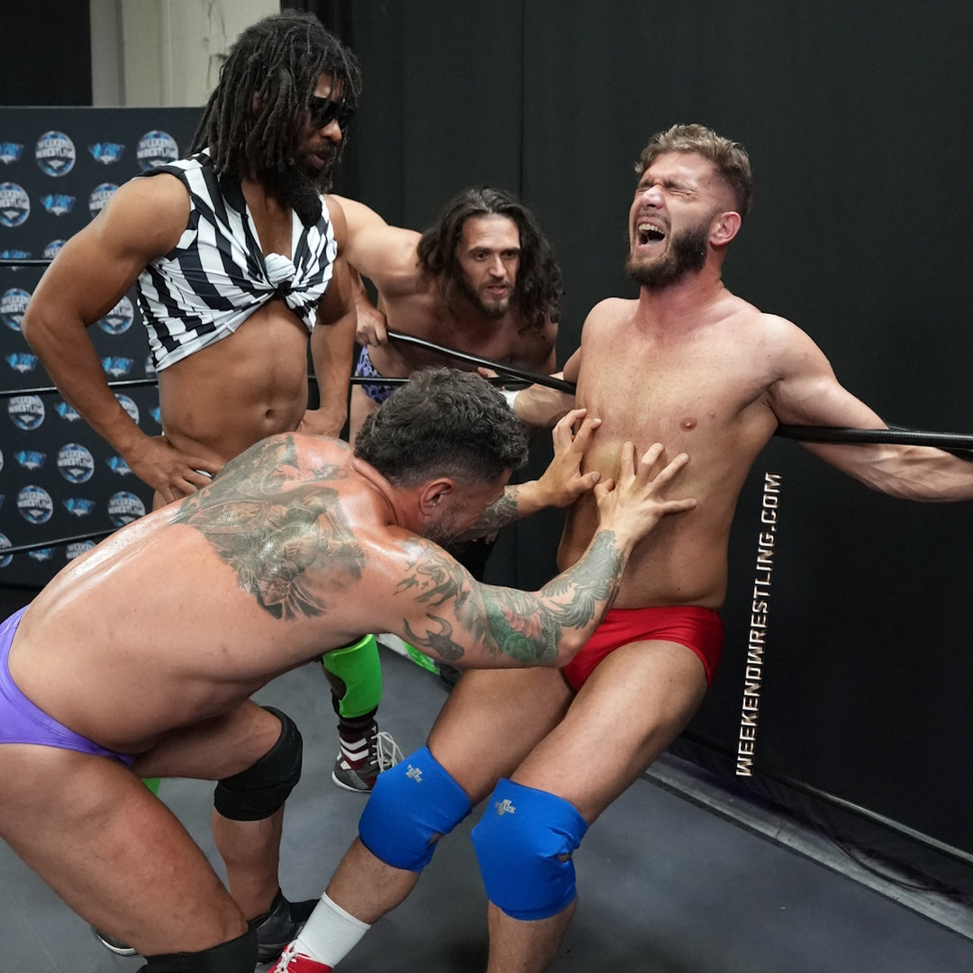 Wild Man Dick Clayton & Sadistic Sid Shaw vs Dante Vice & Stefan Stone with Jag