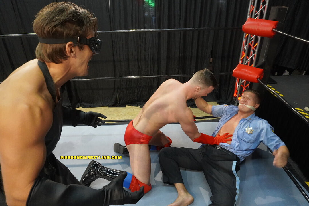 Doctor K Ruhl (Zman) vs Plasma (Austin Lynch) with Drew Harper