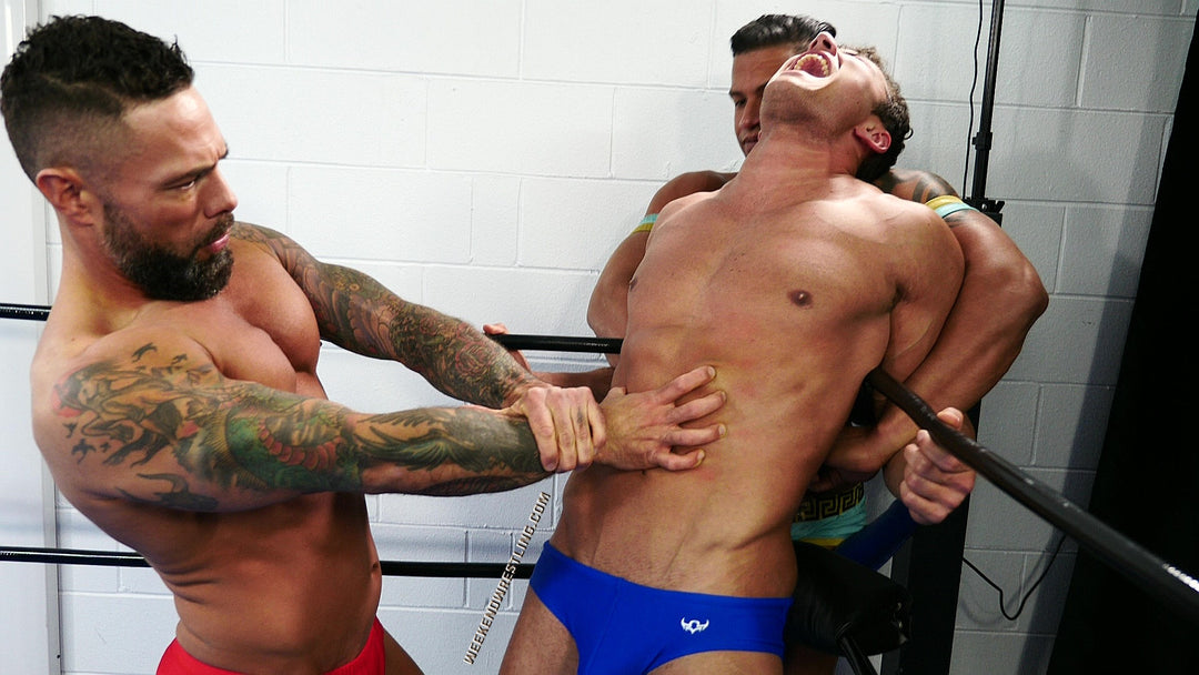 Gabe Steel & Sid Shaw vs Travis Maverick