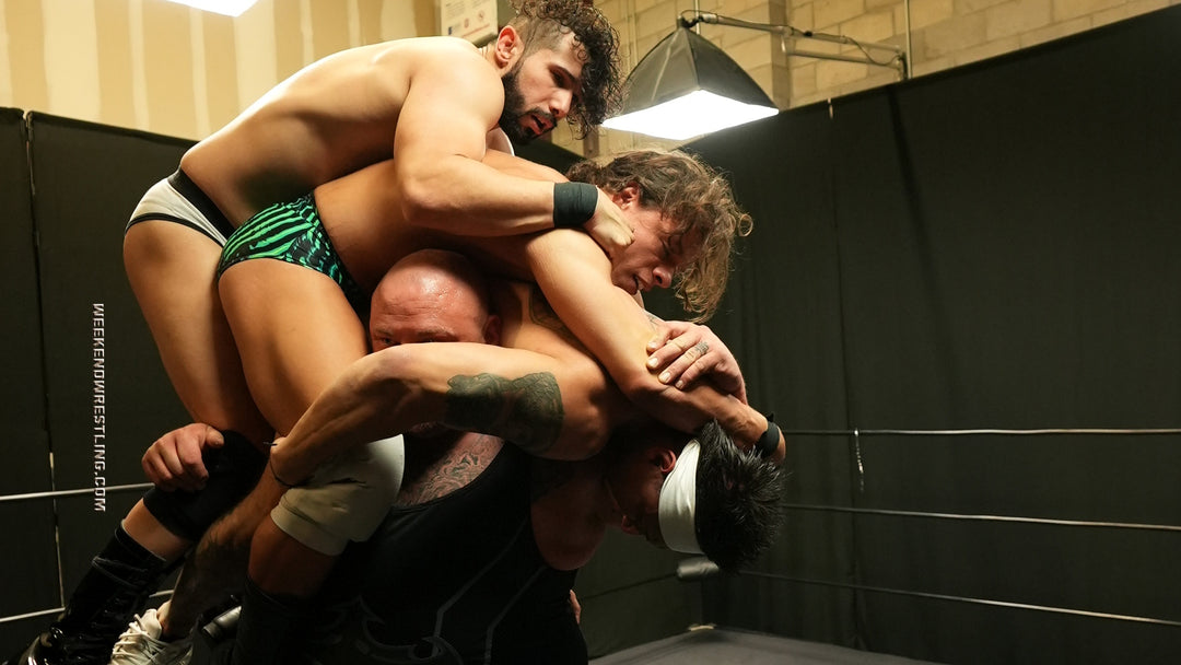 Shockwave vs The Handsome Strangler, Diego Maya and Danny Mercury