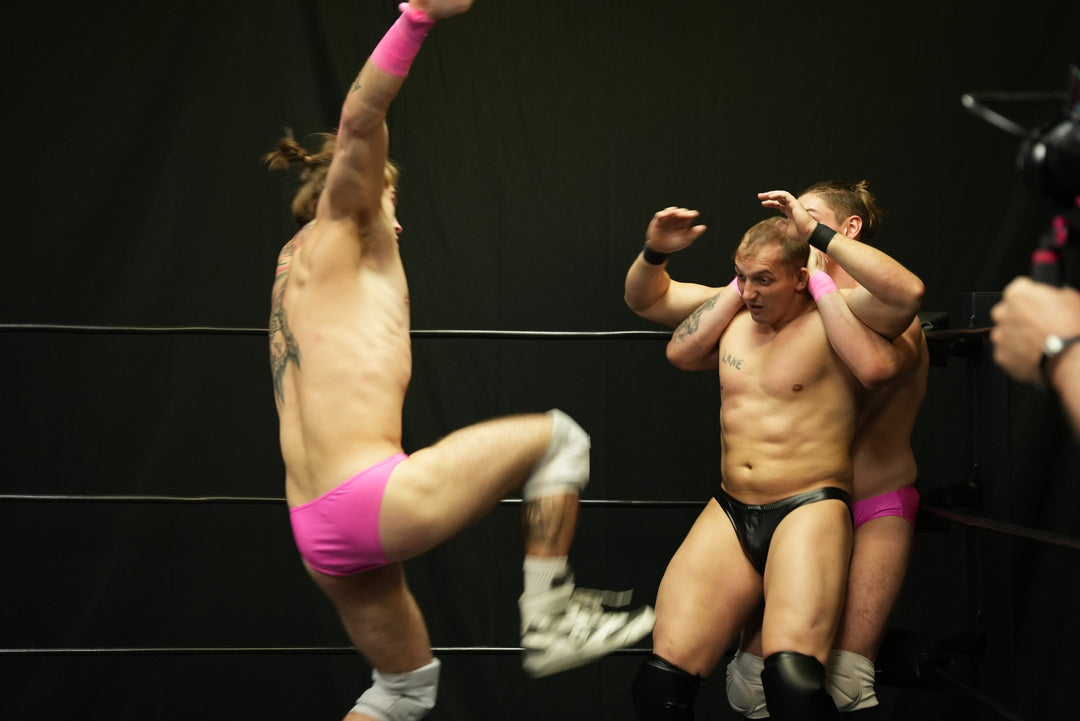 VanGore and All American Roger Atlas vs Cody Blayde and Tristan Mounts