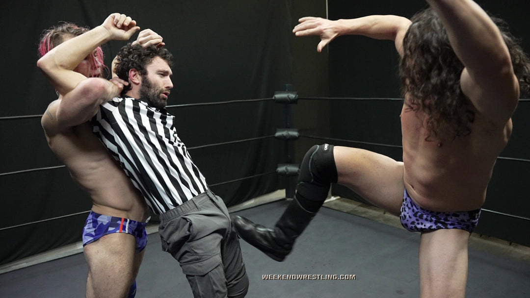 Wild Man Dick Clayton vs Cody Blayde with Zach Reno